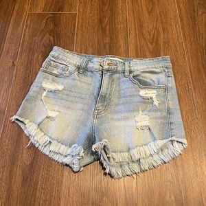 High Waisted Denim Shorts